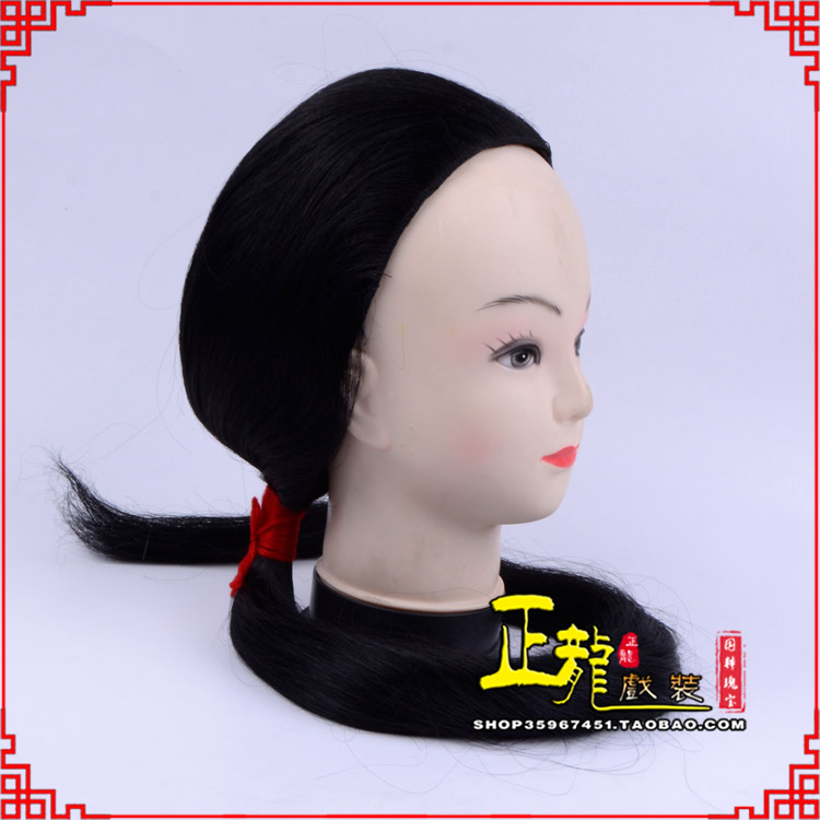 甘洛古装影视演出头套花旦假发 真发古装发