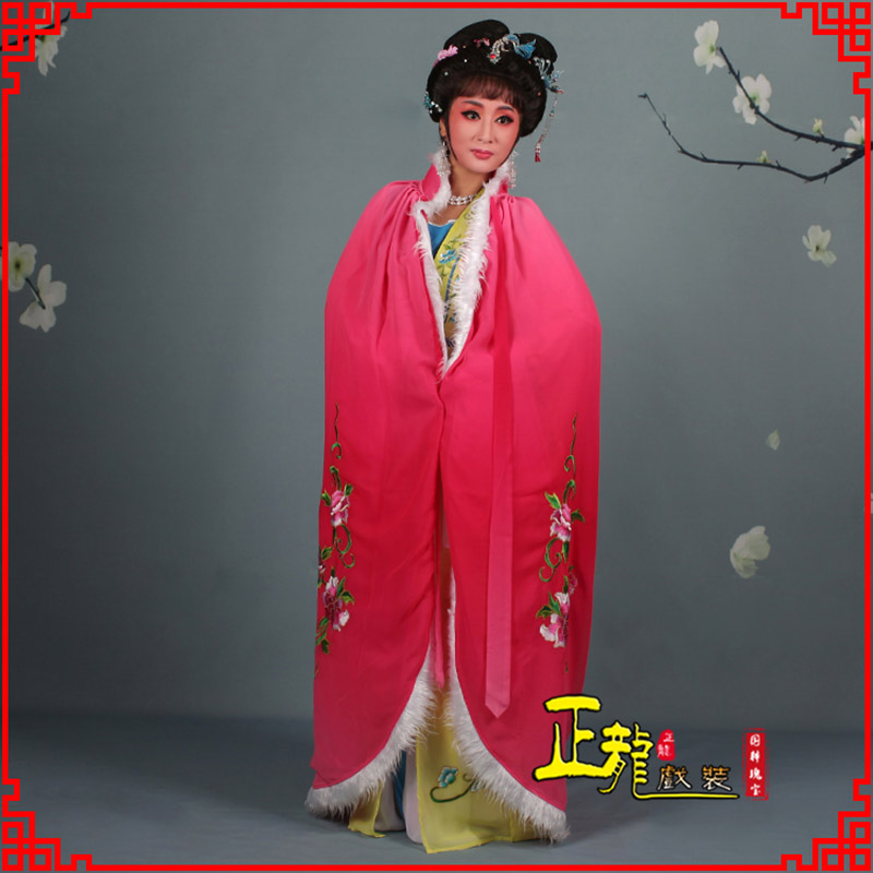 甘洛小花旦绣花斗篷 花旦披风