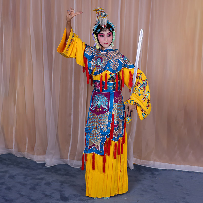 甘洛霸王别姬虞姬服 软绉别姬服