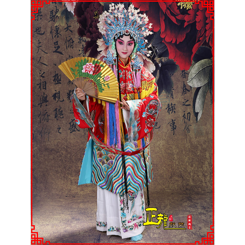 甘洛凤袍杨贵妃贵妃醉酒 软绉团凤女蟒